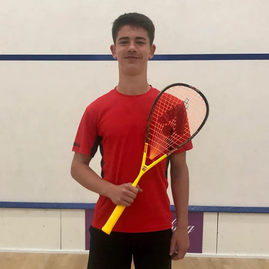 Ronnie Hickling, the England Squash U15 number 1 player.
