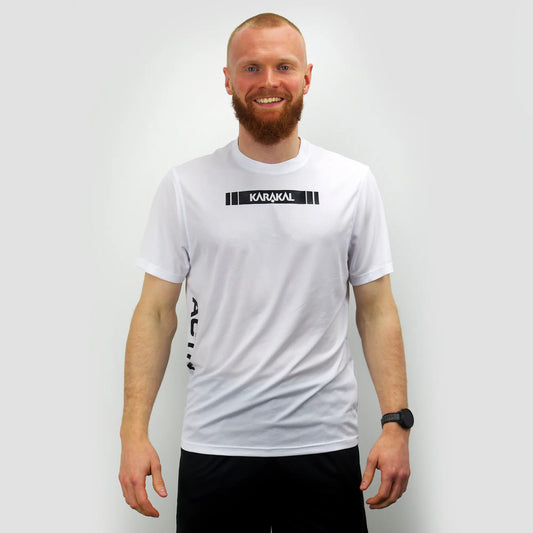 Karakal Active Tee White 2025/26