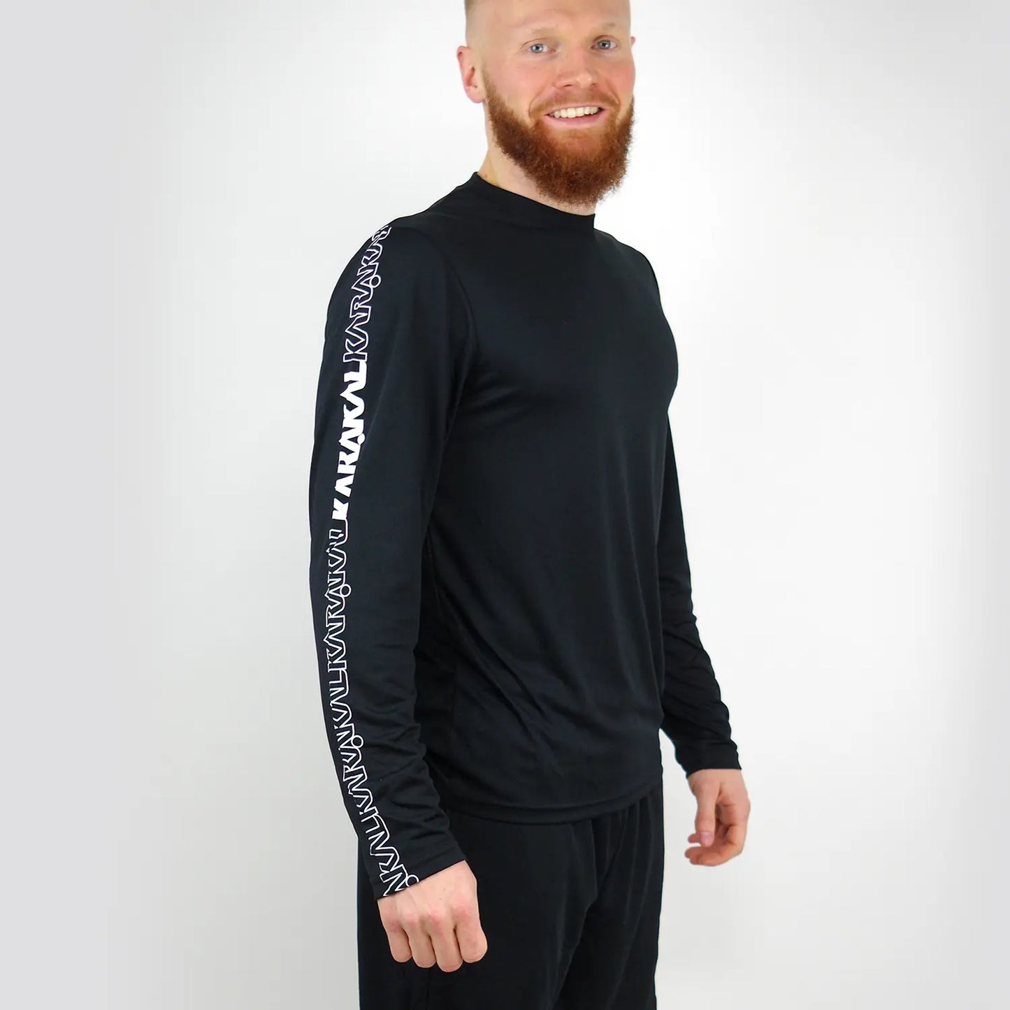 Karakal Active LS Tee Black Sleeve