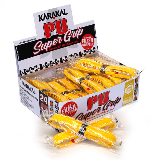 Karakal PU Super Grip Box of 24 Yellow