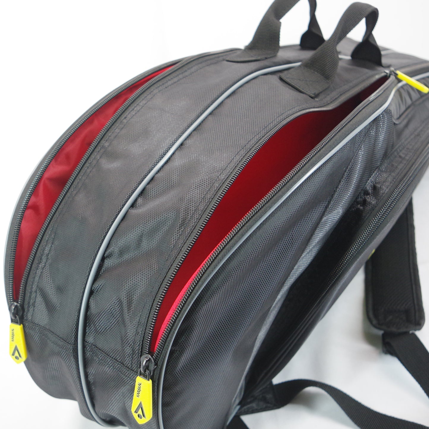 Karakal Pro Tour 2.0 Match, 4 Racket Bag with Yellow Trim