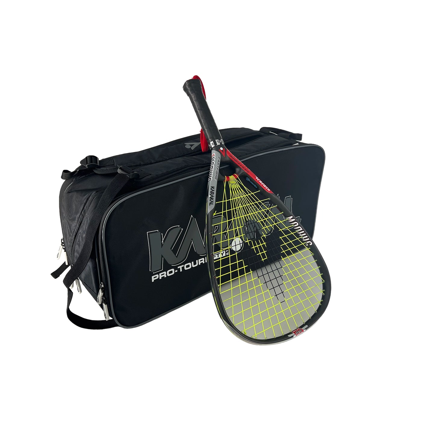 Karakal Pro Tour Fifty 2.1 Short or Junior Racket Bag with White Trim