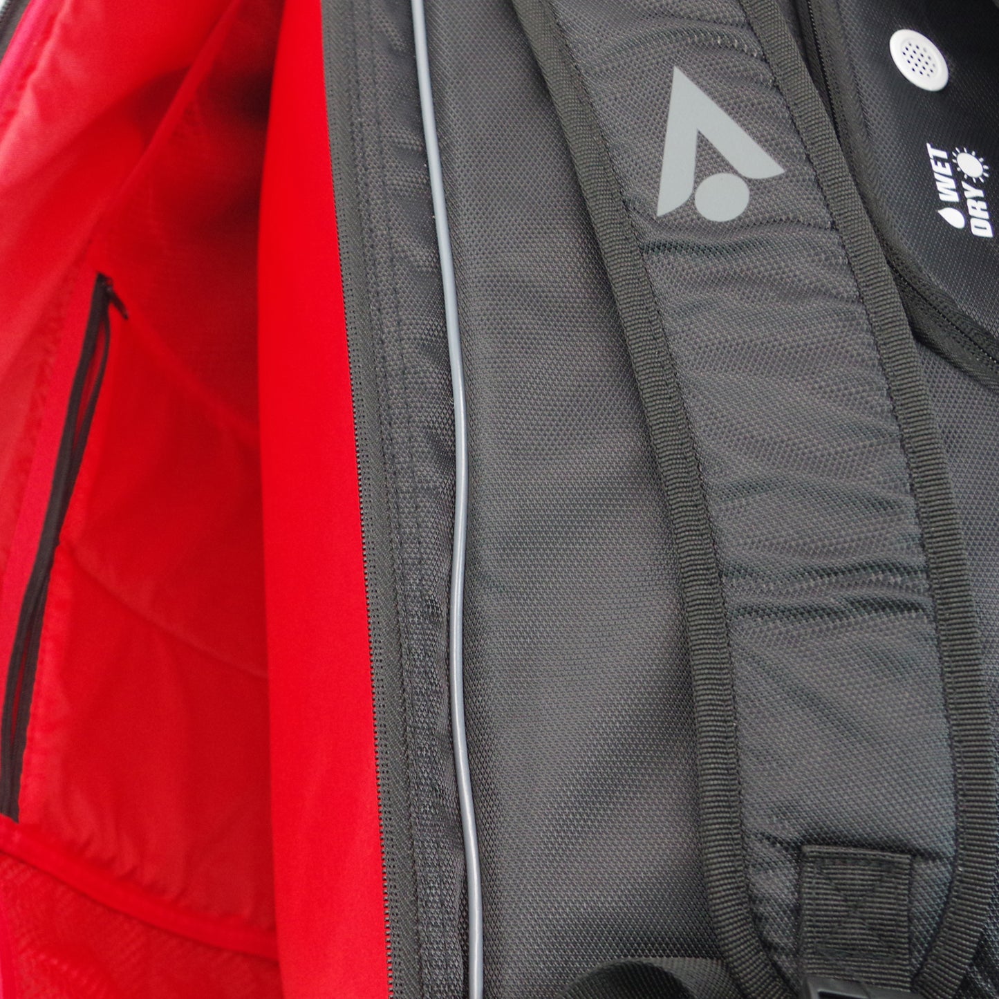 Karakal Pro Tour Fifty 2.1 Short Racket Bag with White Trim