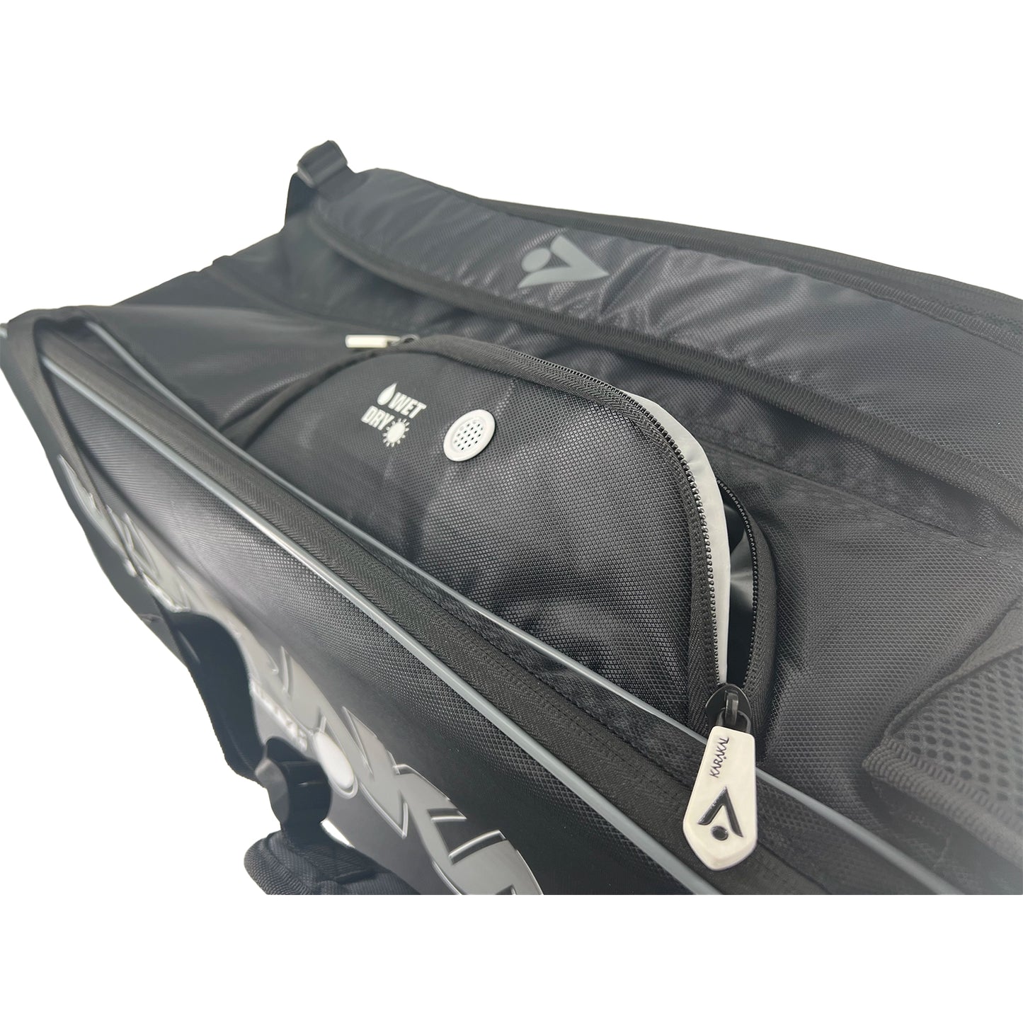 Karakal Pro Tour Fifty 2.1 Short Racket Bag with White Trim