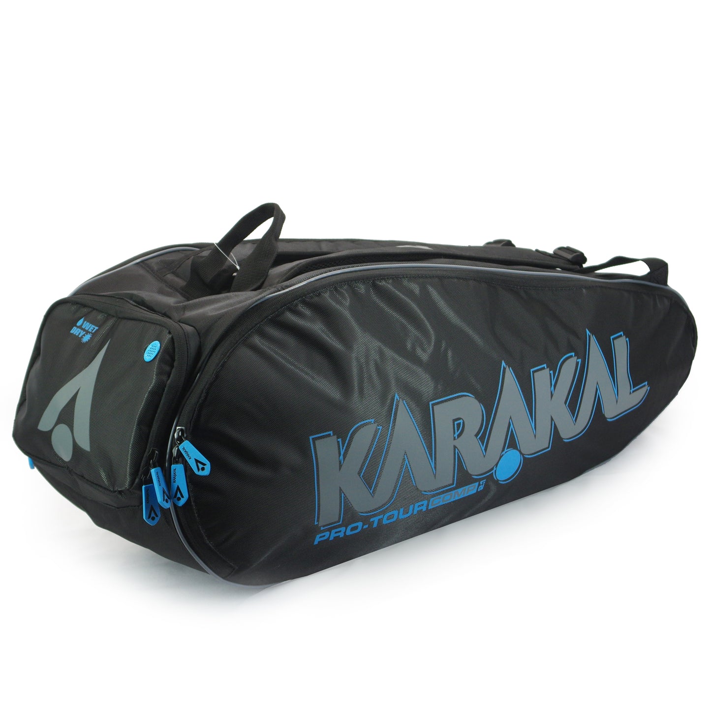 Karakal Pro Tour 2.1 Comp Racket Bag with Blue Trim