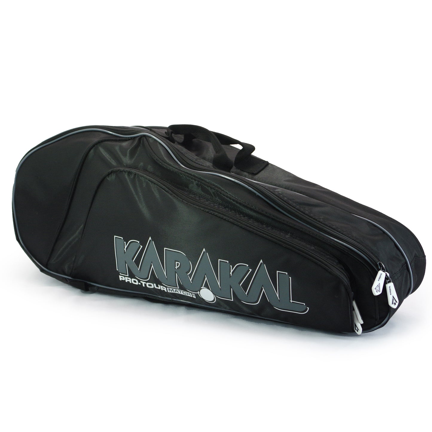 Karakal Pro Tour 2.1 Match, 4 Racket Bag with White Trim