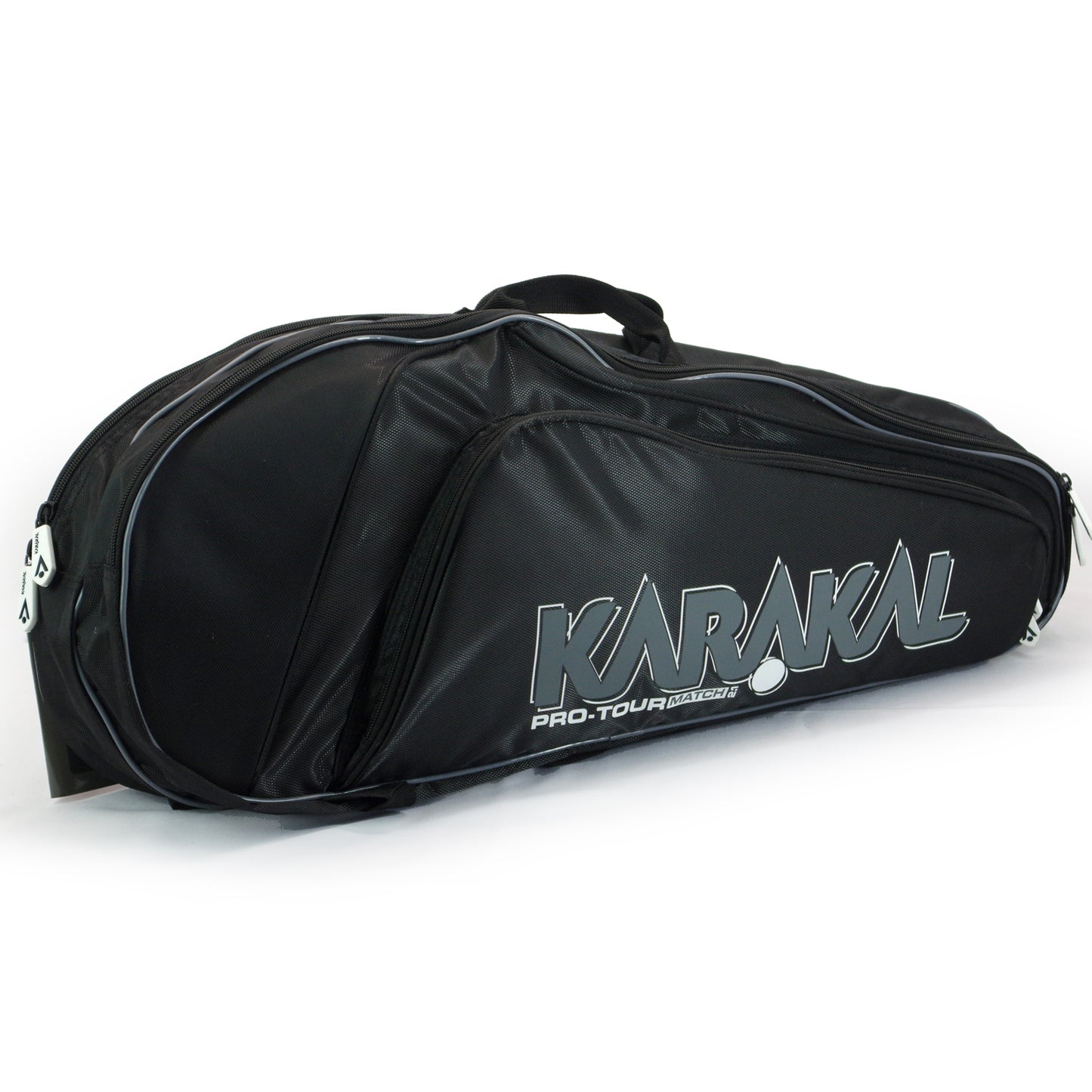 Karakal Pro Tour 2.1 Match, 4 Racket Bag with White Trim