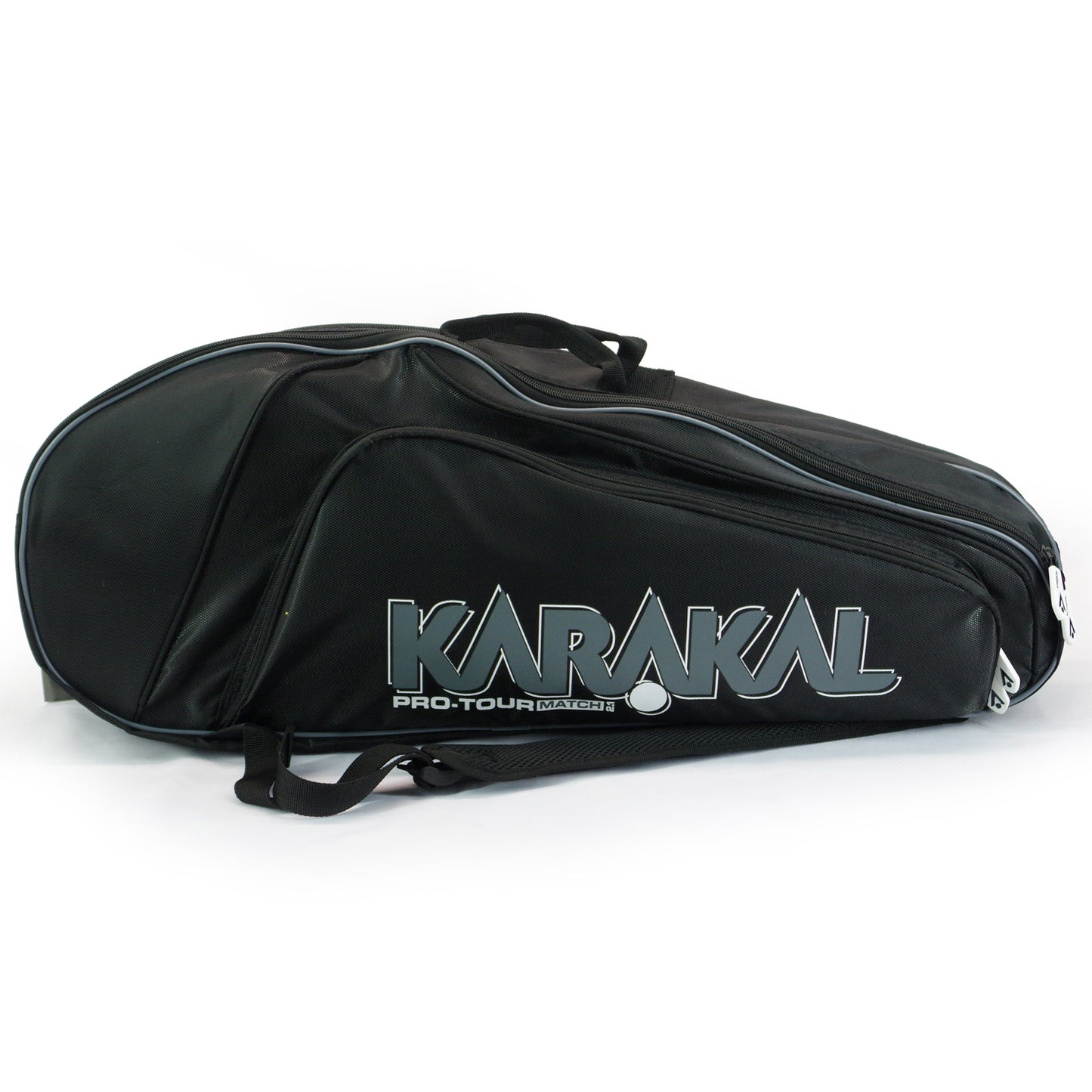 Karakal Pro Tour 2.1 Match, 4 Racket Bag with White Trim