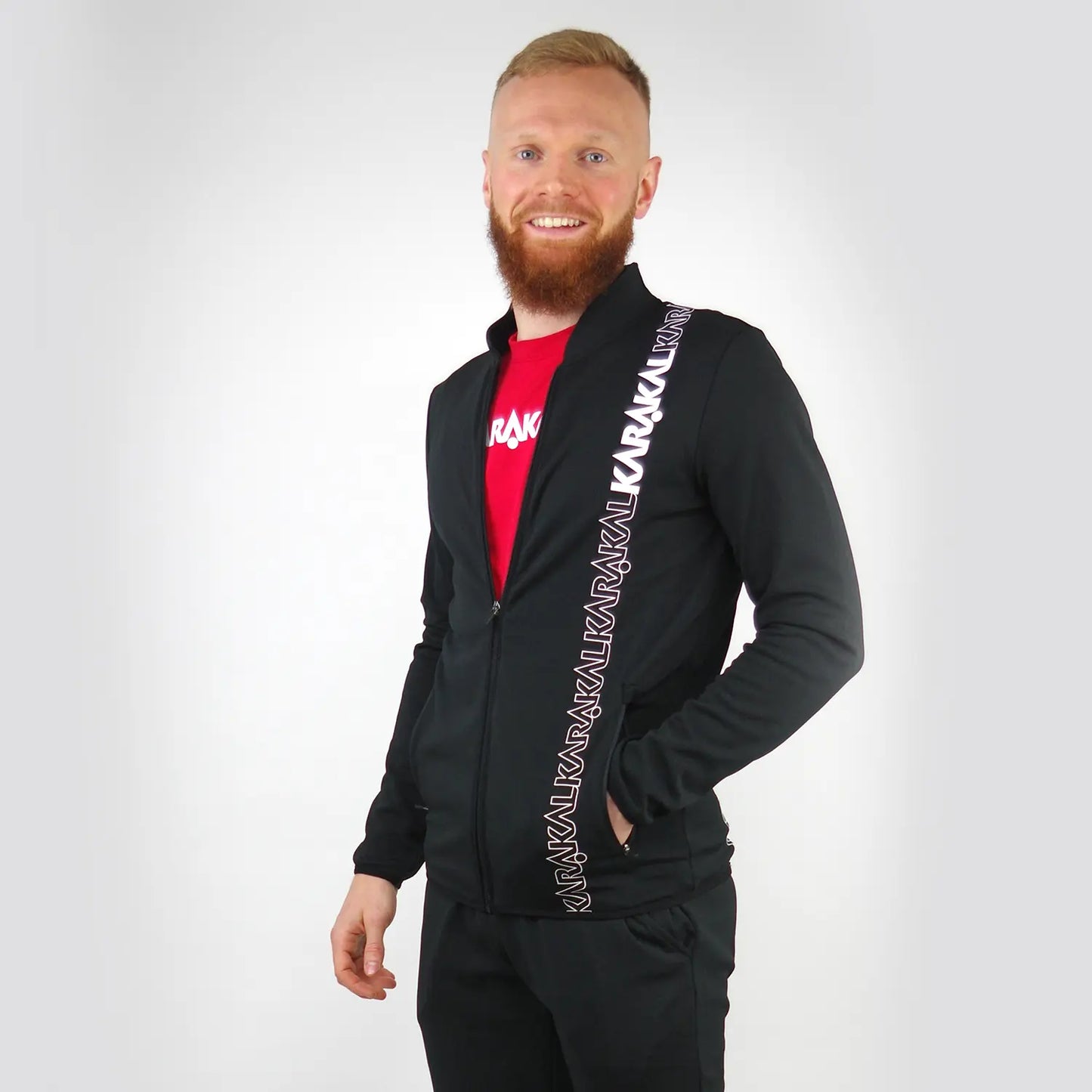 Karakal Pro Tour Jacket Black Left