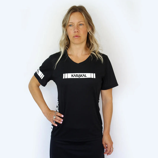 Karakal Pro Tour Ladies Tee Black 2025/26