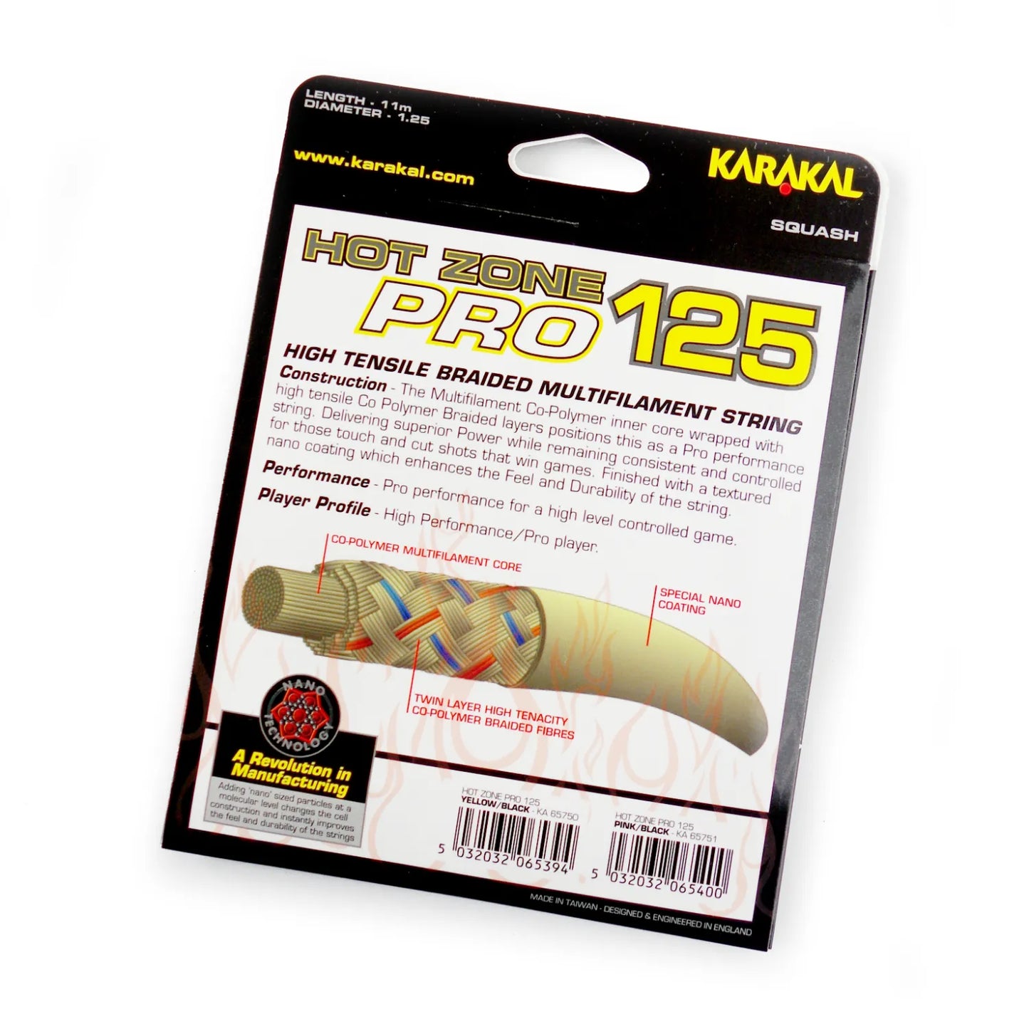 Karakal Hot Zone Pro 125 Squash String