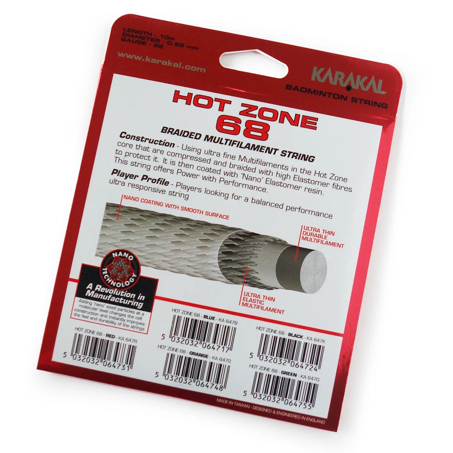 Karakal Hot Zone 68 Badminton String