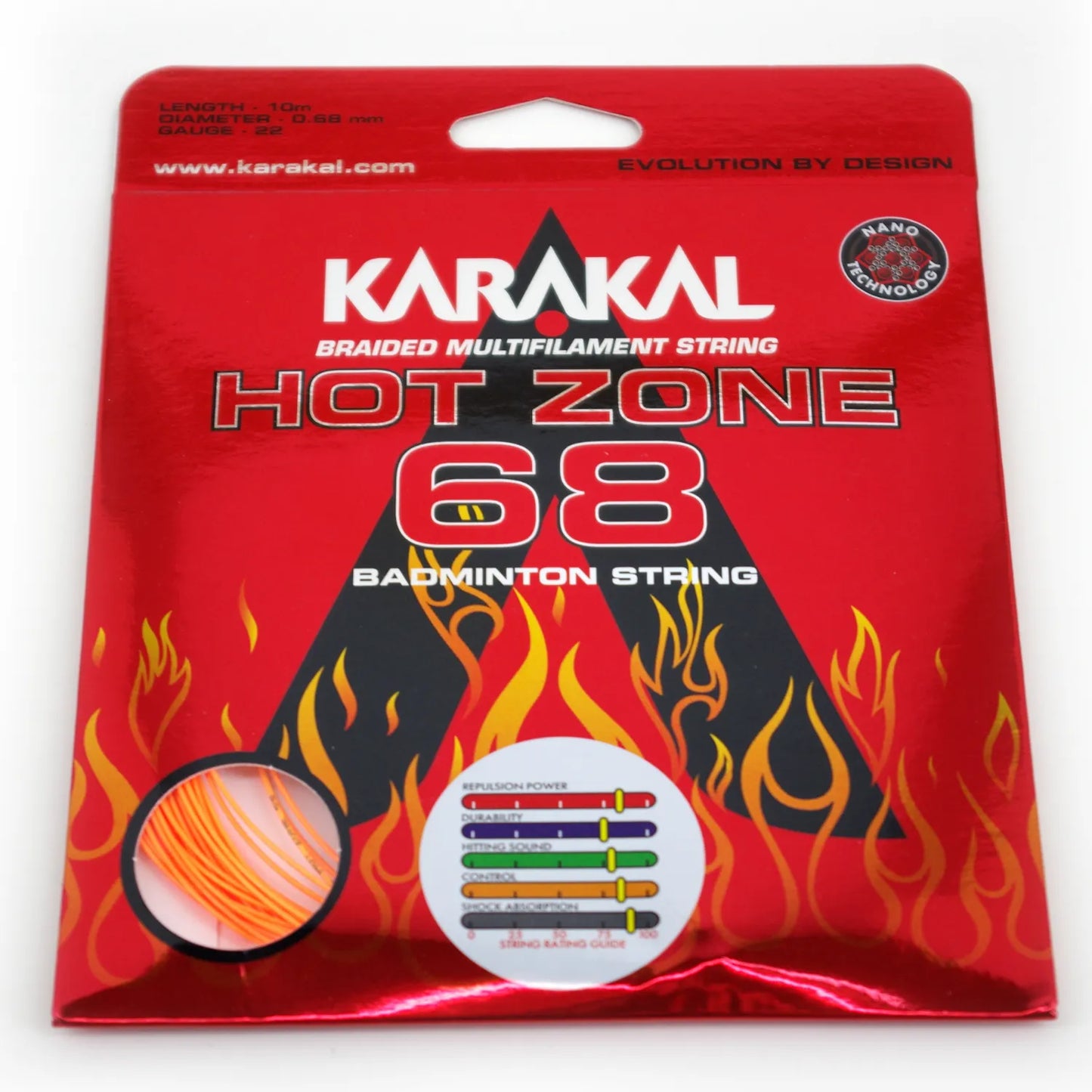 Karakal Hot Zone 68 Badminton String