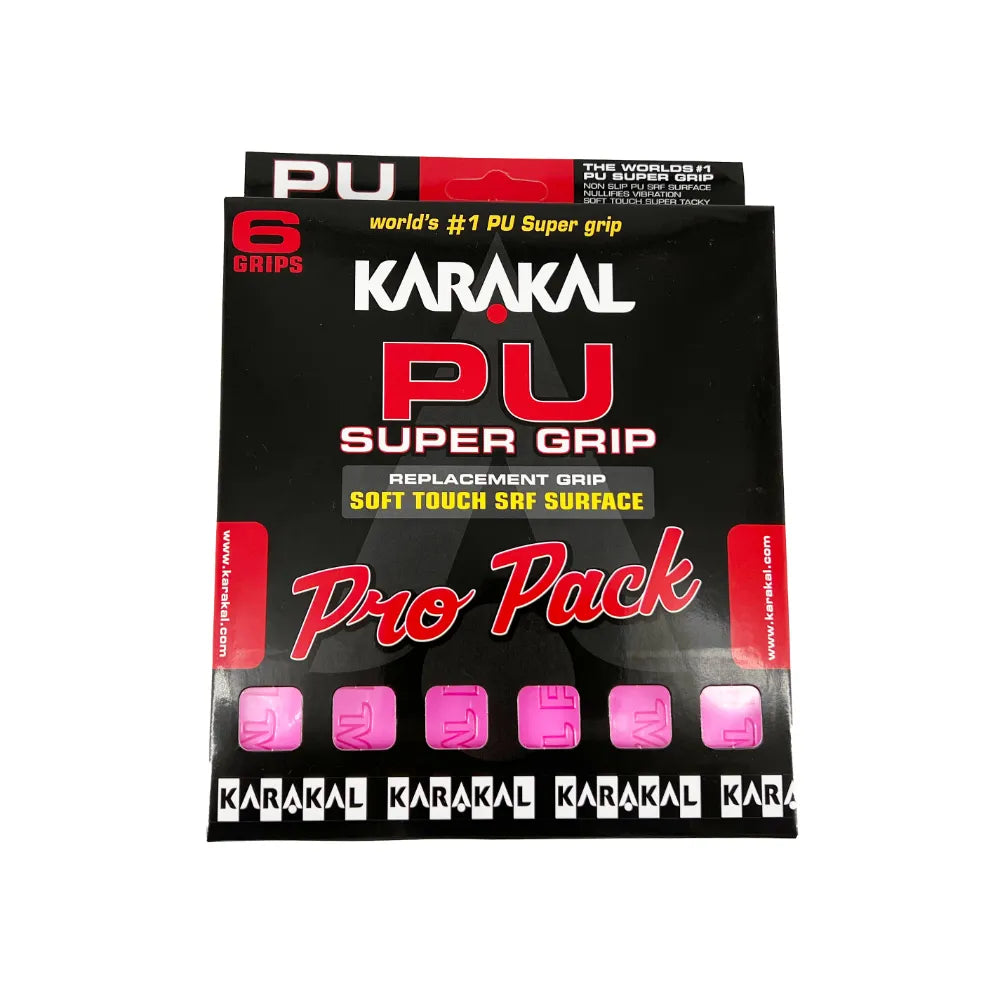 Karakal PU Super Grip Pro Box of 6
