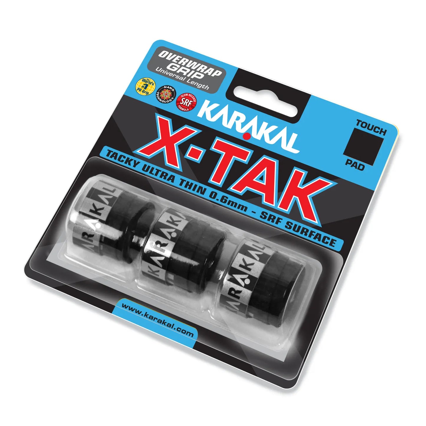 Karakal X-TAK Overwrap Grip Black