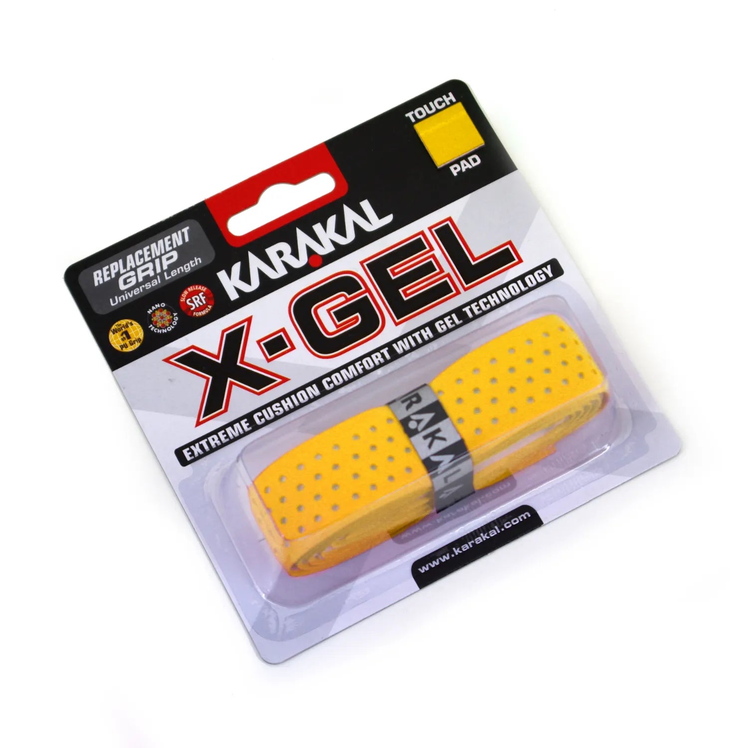 Karakal X-GEL Grip Yellow