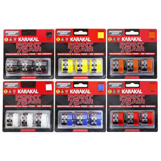 Karakal Point 75 Air Overwrap Grip