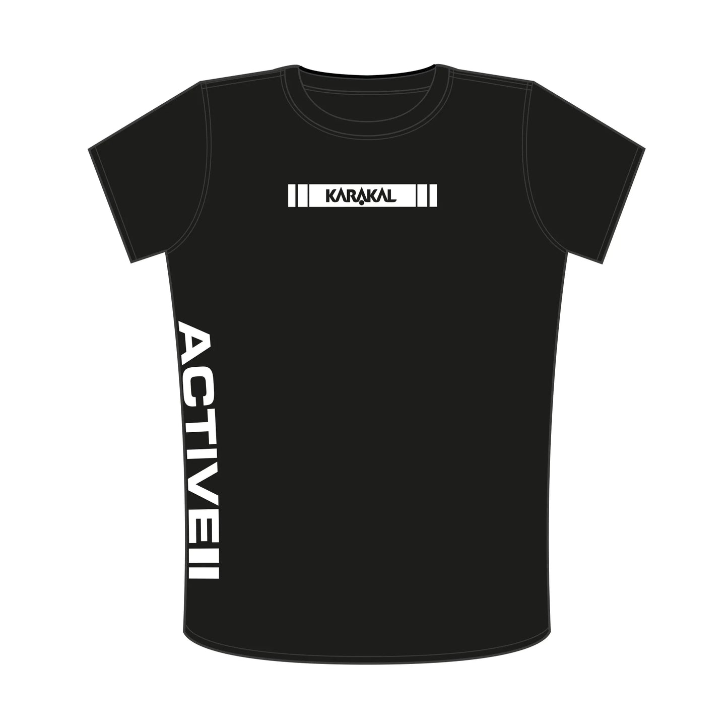 Karakal Active Tee Black 2025/26