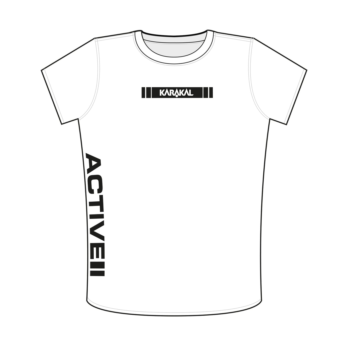 Karakal Active Tee White 2025/26