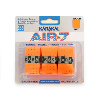 Karakal Air-7 Overwrap Racket Grip – 6 Pack