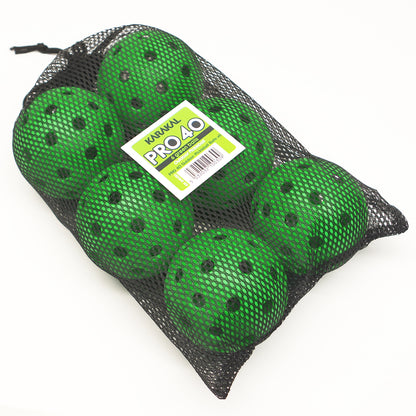 Karakal Pro 40 Outdoor Pickleballs (Pack of 6)