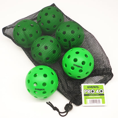 Karakal Pro 40 Outdoor Pickleballs (Pack of 6)