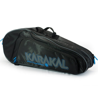 Karakal Pro Tour 2.1 Match, 4 Racket Bag with Blue Trim