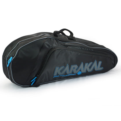 Karakal Pro Tour 2.1 Match, 4 Racket Bag with Blue Trim