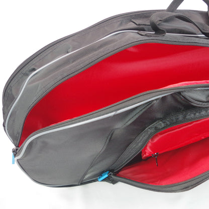 Karakal Pro Tour 2.1 Match, 4 Racket Bag with Blue Trim