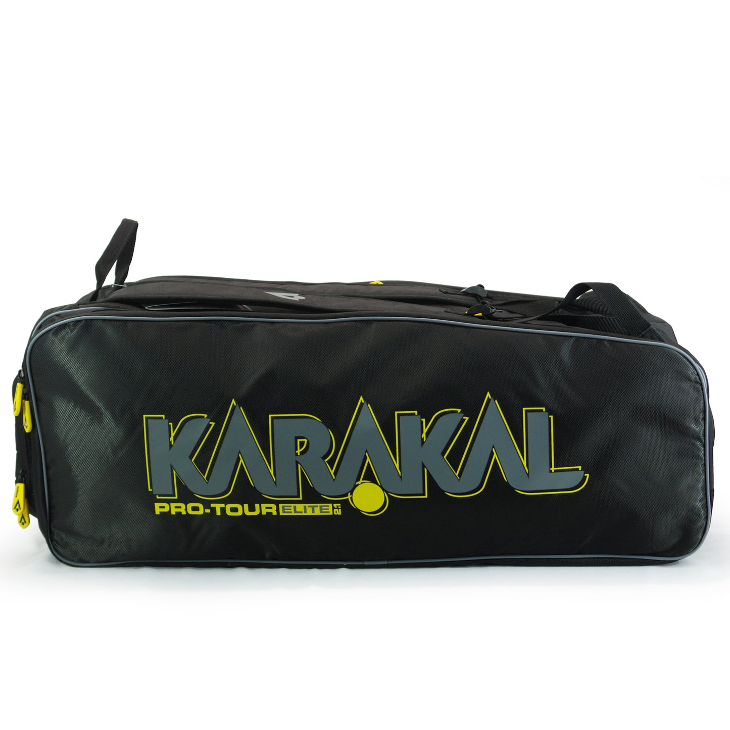 Karakal Pro Tour 2.1 Elite Racket Bag with Yellow Trim