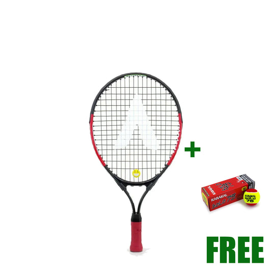 Karakal Flash 19 Junior Tennis Racket with FREE Solo Red Balls