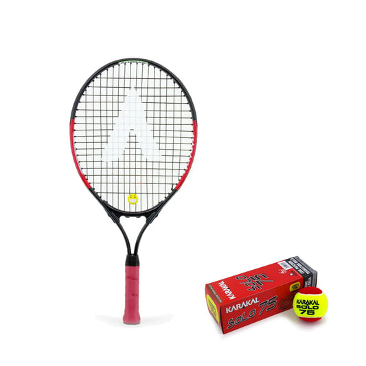 Karakal Flash 21 Junior Tennis Racket with Free Karakal Solo Tennis Balls