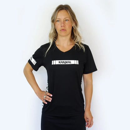 Karakal Pro Tour Ladies Tee Black 2025/26
