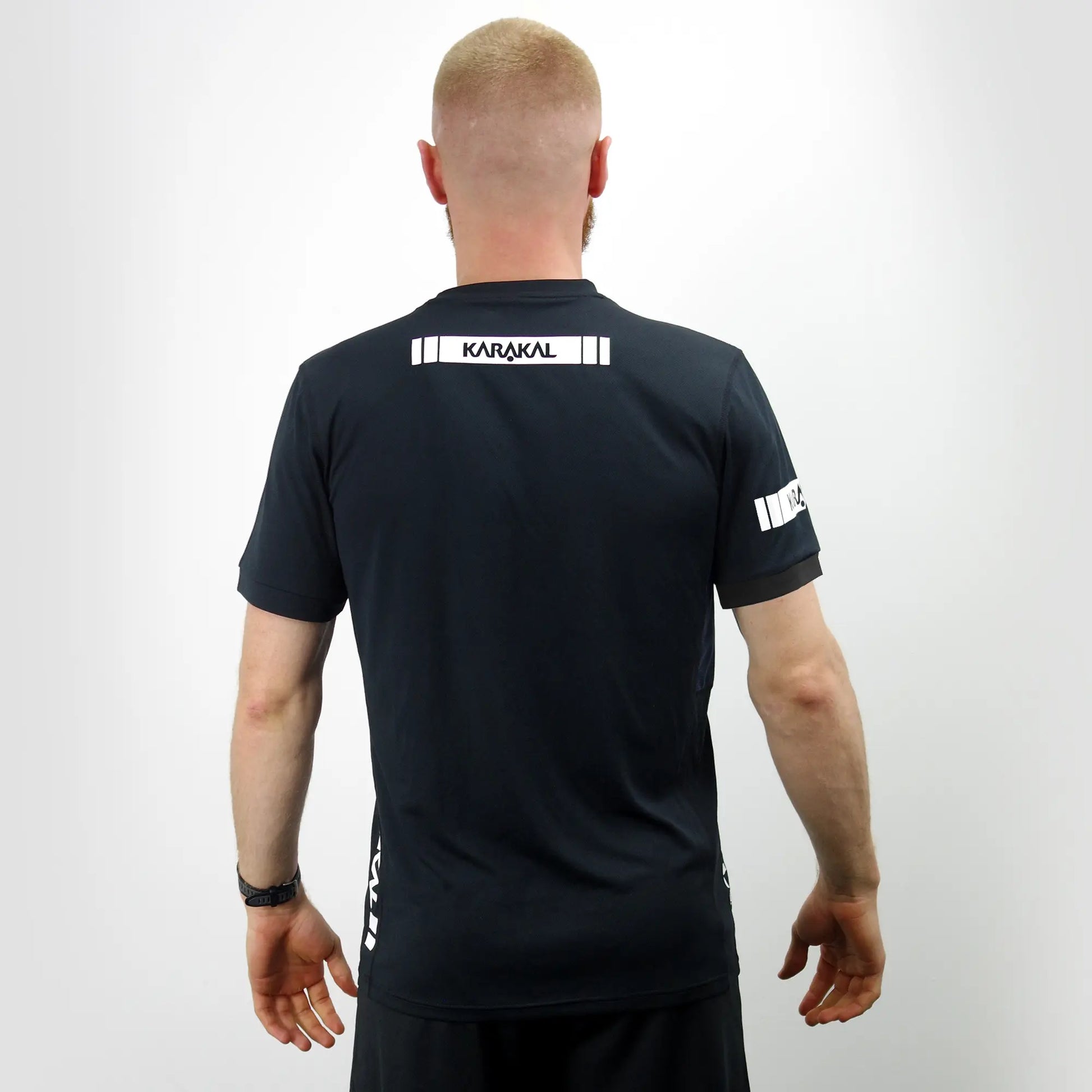 Karakal Pro Tour Tee Black 2025/26 back