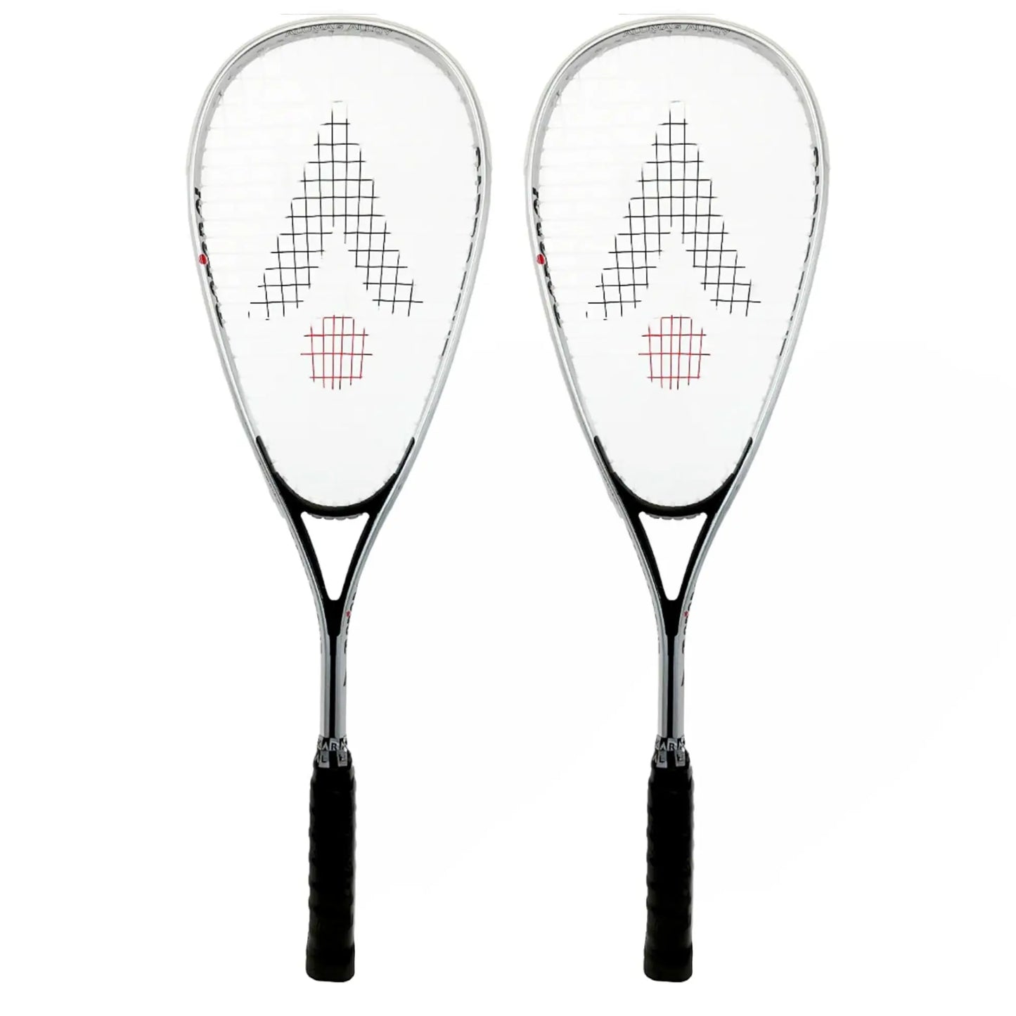 Karakal Carbo Tour Silver 2 Squash Racket Value Pack
