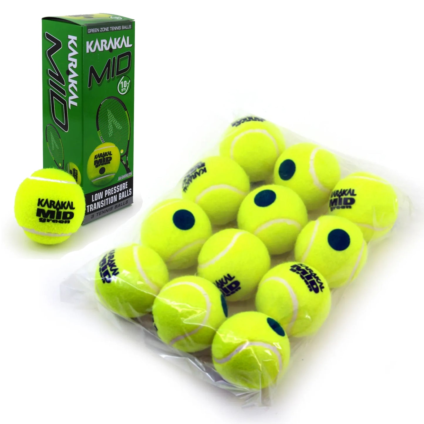 Karakal MID Dot Transition Tennis Balls