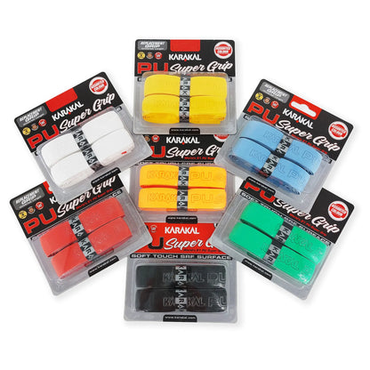 Karakal PU Super Grip Pack of 2 colours