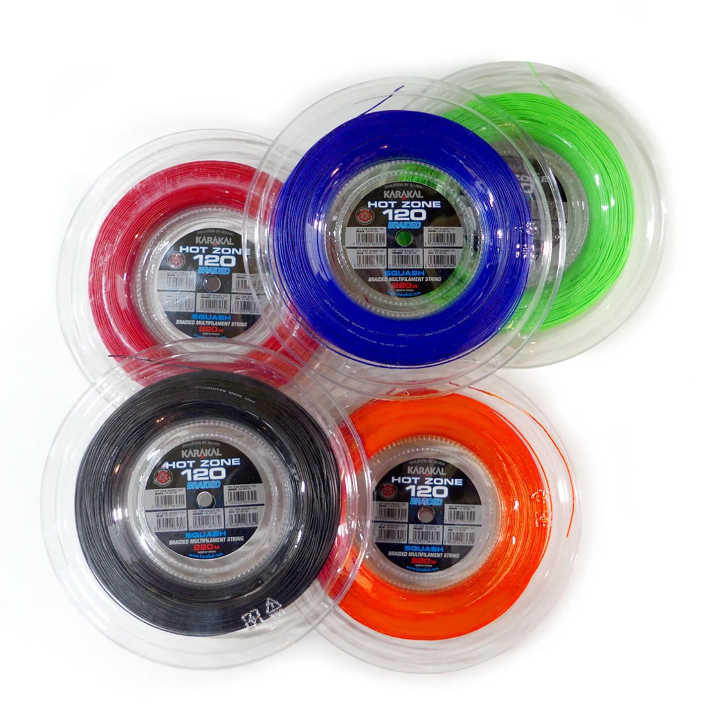 Karakal Hot Zone Braided 120 Squash String – Karakal.com