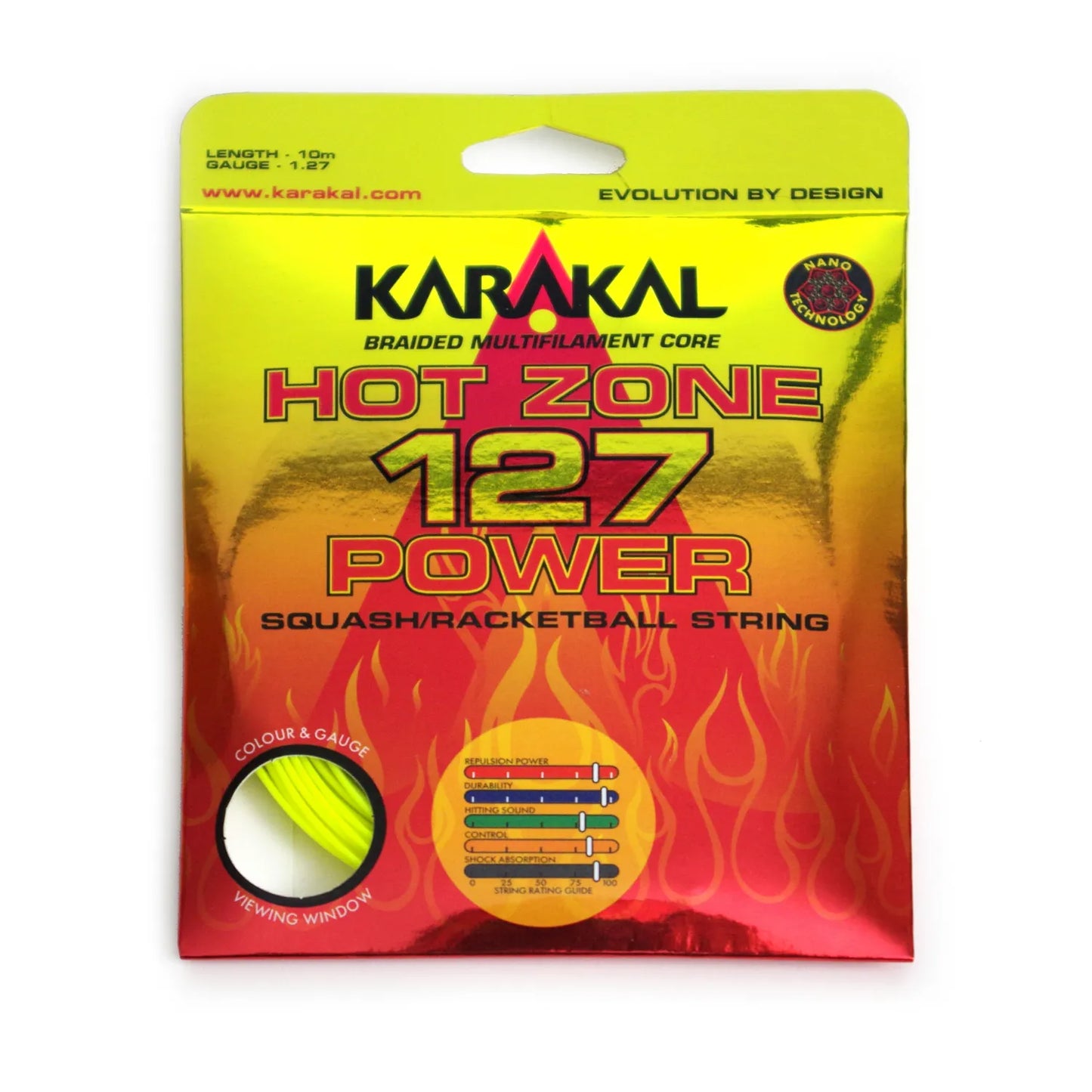 Karakal Hot Zone 127 Power Racketball String
