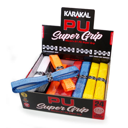 Karakal PU Super Air Grip - Box of 24 Assorted Colours