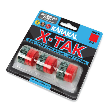 Karakal X-TAK Overwrap Grip Red